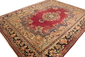 Antique Red Traditional 10X13 Mahal Persian Rug