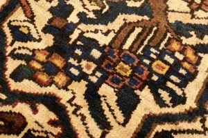 Antique Rust Tribal 10X13 Bakhtiari Persian Rug