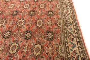 Antique Red Traditional 10X12'5 Mahal Persian Rug