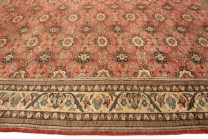 Antique Red Traditional 10X12'5 Mahal Persian Rug