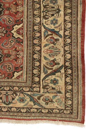Antique Red Traditional 10X12'5 Mahal Persian Rug