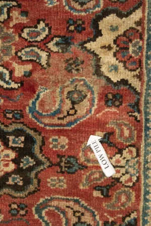 Antique Red Traditional 10X12'5 Mahal Persian Rug