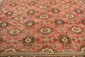 Antique Red Traditional 10X12'5 Mahal Persian Rug