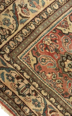 Antique Red Traditional 10X12'5 Mahal Persian Rug