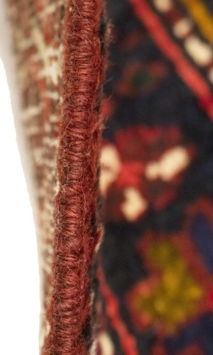 Vintage Red Floral 3'6X10 Heriz Goravan Persian Runner Rug