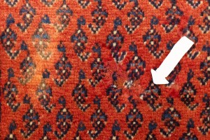 Semi Antique Tribal Rusty Red 3'8X10'5 Botemir Persian Runner Rug