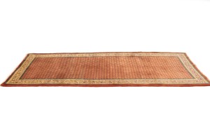 Semi Antique Tribal Rusty Red 3'7X9'8 Botemir Persian Runner Rug