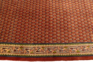 Semi Antique Tribal Rusty Red 3'7X9'8 Botemir Persian Runner Rug