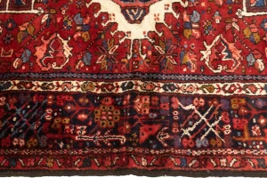 Semi Antique Red Tribal 4'6X6'3 Karajeh Persian Rug