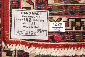 Bittersweet Red Floral 3X5 Hamedan Persian Rug
