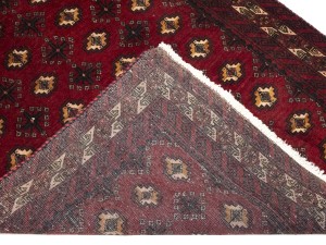 Vintage Red Tribal 3'6X6'8 Balouch Persian Rug