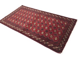 Vintage Red Tribal 3'6X6'8 Balouch Persian Rug