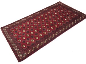 Vintage Red Tribal 3'6X6'8 Balouch Persian Rug