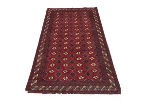 Vintage Red Tribal 3'6X6'8 Balouch Persian Rug