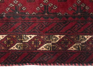 Vintage Red Tribal 3'6X6'8 Balouch Persian Rug