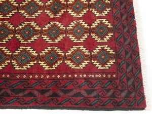 Vintage Red Tribal 3'3X6'4 Balouch Persian Rug