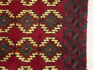 Vintage Red Tribal 3'3X6'4 Balouch Persian Rug