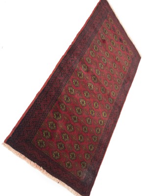 Vintage Red Tribal 3X6 Balouch Persian Rug