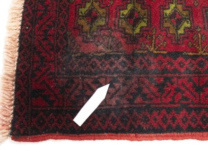 Vintage Red Tribal 3X6 Balouch Persian Rug