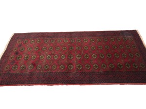 Vintage Red Tribal 3X6 Balouch Persian Rug