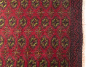 Vintage Red Tribal 3X6 Balouch Persian Rug