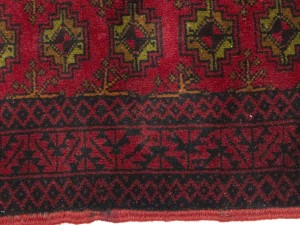 Vintage Red Tribal 3X6 Balouch Persian Rug