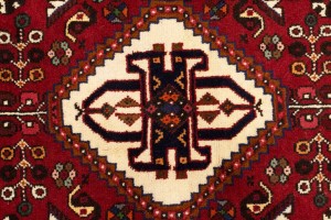 Red Tribal 3'5X5 Shiraz Persian Rug