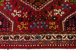 Red Tribal 3'5X5'3 Shiraz Persian Rug