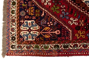 Red Tribal 3'5X5'3 Shiraz Persian Rug