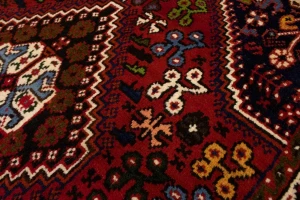 Red Tribal 3'5X5'3 Shiraz Persian Rug