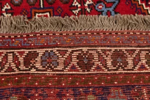 Red Tribal 3'5X5'3 Shiraz Persian Rug