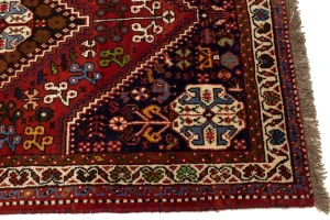 Red Tribal 3'5X5'3 Shiraz Persian Rug
