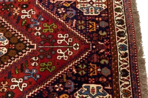 Red Tribal 3'5X5'3 Shiraz Persian Rug