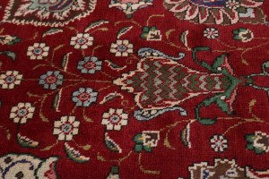 Vintage Red Classic 10X13 Tabriz Persian Rug