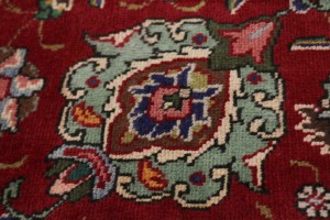 Vintage Red Classic 10X13 Tabriz Persian Rug