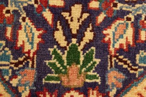 Vintage Red Floral 4X9'5 Mahal Persian Runner Rug
