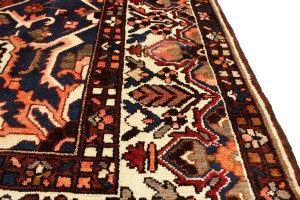Vintage Red Floral 10X12 Bakhtiari Persian Rug