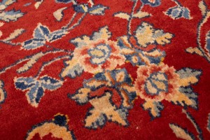 Semi Antique Red Traditional 10X13 Mahal Persian Rug