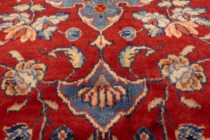 Semi Antique Red Traditional 10X13 Mahal Persian Rug