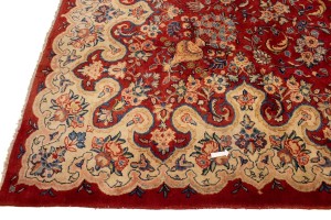 Semi Antique Red Traditional 10X13 Mahal Persian Rug