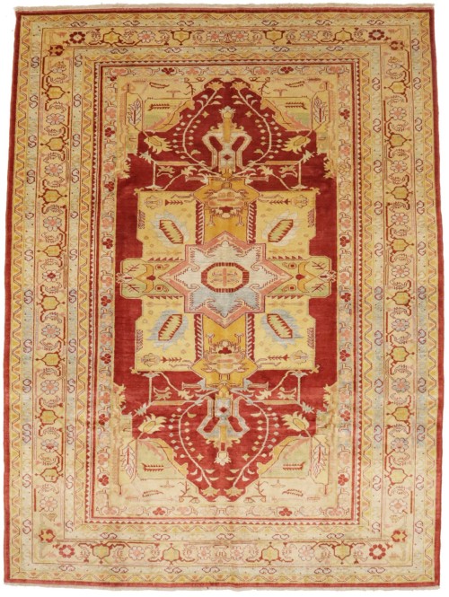 Rusty Red Tribal Floral 8'3X11'5 Ziegler Pakistan Rug