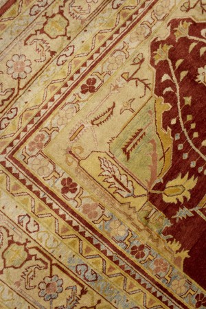Rusty Red Tribal Floral 8'3X11'5 Ziegler Pakistan Rug