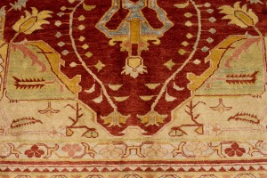 Rusty Red Tribal Floral 8'3X11'5 Ziegler Pakistan Rug
