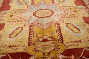 Rusty Red Tribal Floral 8'3X11'5 Ziegler Pakistan Rug