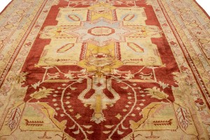 Rusty Red Tribal Floral 8'3X11'5 Ziegler Pakistan Rug