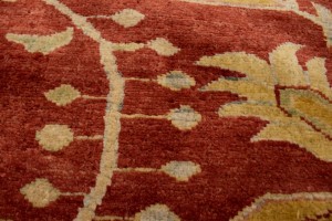 Rusty Red Tribal Floral 8'3X11'5 Ziegler Pakistan Rug
