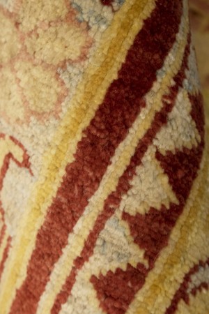 Rusty Red Tribal Floral 8'3X11'5 Ziegler Pakistan Rug