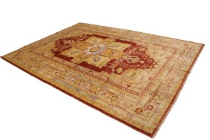 Rusty Red Tribal Floral 8'3X11'5 Ziegler Pakistan Rug
