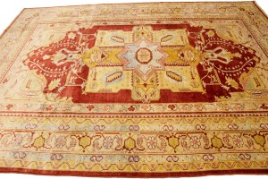 Rusty Red Tribal Floral 8'3X11'5 Ziegler Pakistan Rug