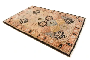 Beige/Cream Tribal Floral 6X8 Ziegler Pakistan Rug